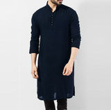 Fashion Simple Long Men's kurta pyjama