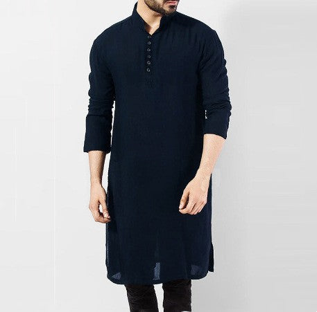 Fashion Simple Long Men's kurta pyjama