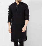 Fashion Simple Long Men's kurta pyjama