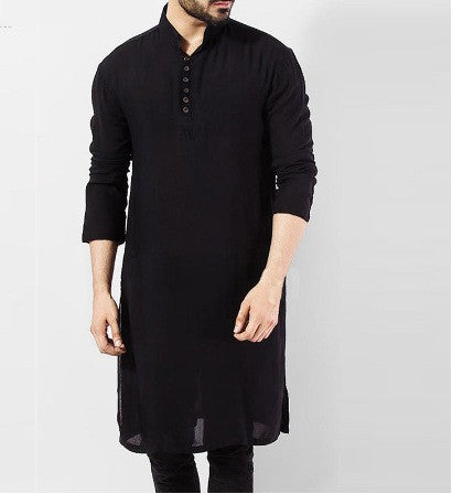 Fashion Simple Long Men's kurta pyjama