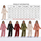 European And American Plus Size Women's Clothes Muslim Robe Lace-up Dress Two-piece Set