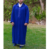 Men's Fashion Casual Long Hooded Robe