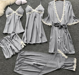 Bridal Dressing Gown Plus Size Home Wear Night Gown Bathrobe