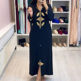 Women Long Dress Dubai Abaya Fashion Hijab