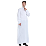 Men's robe stand collar