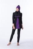 Women's Quick-drying Hijab Top Trousers With Chest Pad And No Steel Support Swimsuit Suit