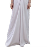 Spot Goods Middle East Arab Dubai Dress White Sleeveless Pleated Bottoming Vest Lined Dress