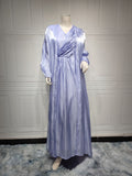 Bright Silk Dress DUBAI Turkish Robe