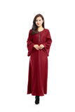 Muslim Long Sleeved Dress With Characteristic Arabian Loose Robe
